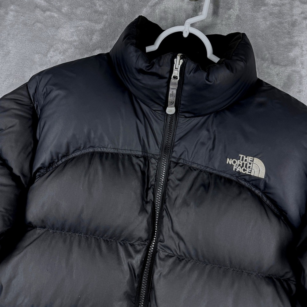 Vintage The North Face Nuptse 700 Puffer Jacket Womens XL Black 700 Down A254